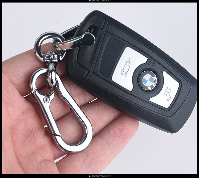 Creative Simple Men's Waist Hanging Anti-Loss Car Key Chain Pendant Cool Key Horseshoe Chain Key Ring Ring Chain Creative Simple Men's Waist Hanging Anti-Loss Car Key Chain Pendant Cool Key Horseshoe Chain Key Ring Ring Chain