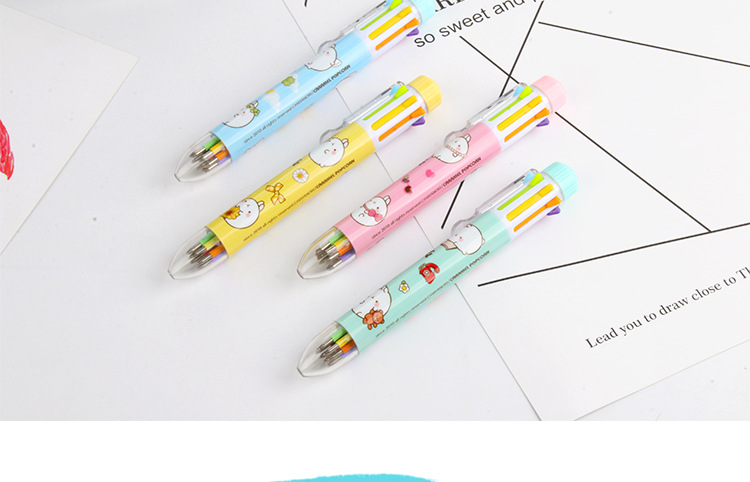 Factory direct cartoon creative circle 8 color ballpoint pen cartoon animal touch ballpoint pen hot office book Factory direct cartoon creative circle 8 color ballpoint pen cartoon animal touch ballpoint pen hot office book