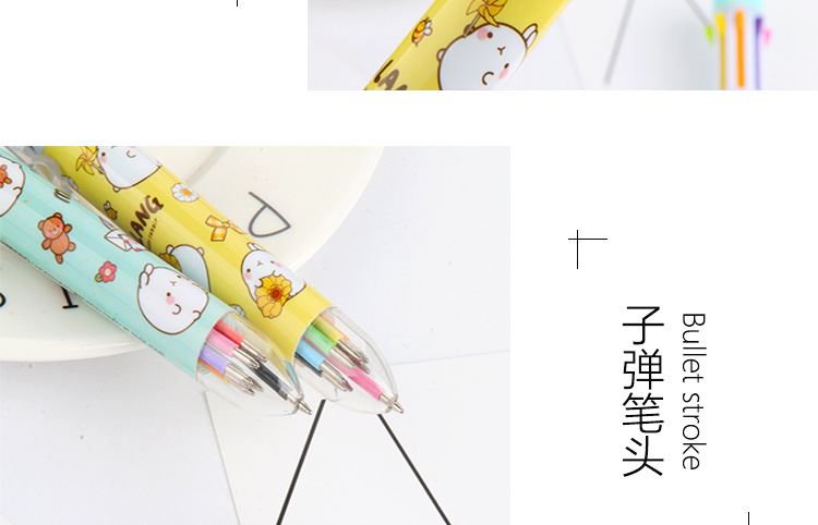 Factory direct cartoon creative circle 8 color ballpoint pen cartoon animal touch ballpoint pen hot office book Factory direct cartoon creative circle 8 color ballpoint pen cartoon animal touch ballpoint pen hot office book