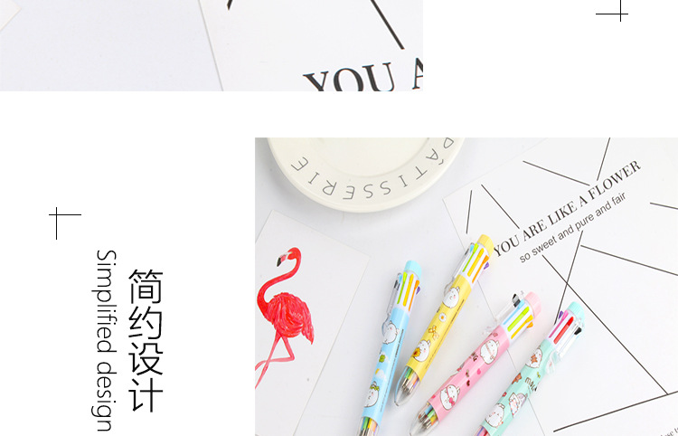 Factory direct cartoon creative circle 8 color ballpoint pen cartoon animal touch ballpoint pen hot office book Factory direct cartoon creative circle 8 color ballpoint pen cartoon animal touch ballpoint pen hot office book