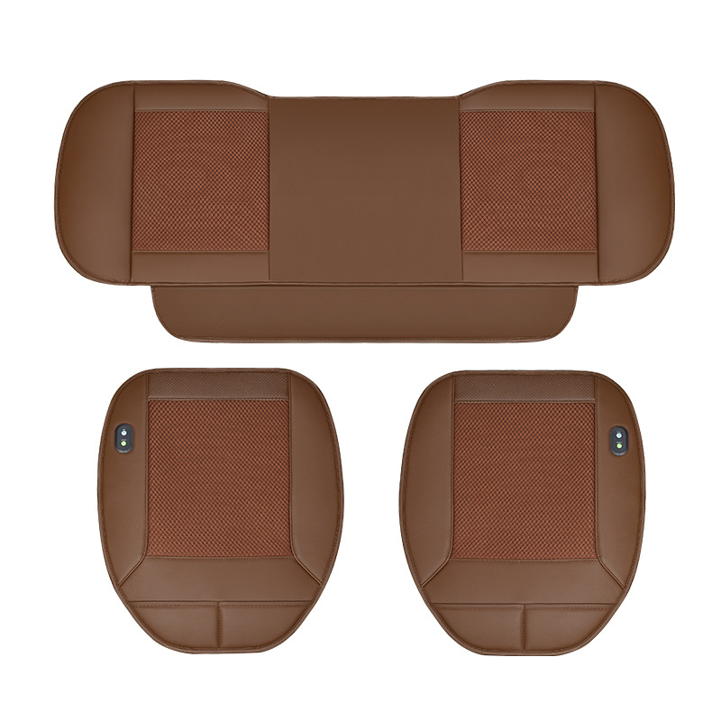 CarMounted Air Conditioning Refrigeration Seat Blowing Cushion Summer Ice Silk Cool Cushion Car Seat Cushion 12V Whole