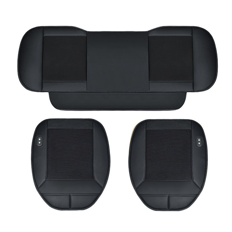 CarMounted Air Conditioning Refrigeration Seat Blowing Cushion Summer Ice Silk Cool Cushion Car Seat Cushion 12V Whole