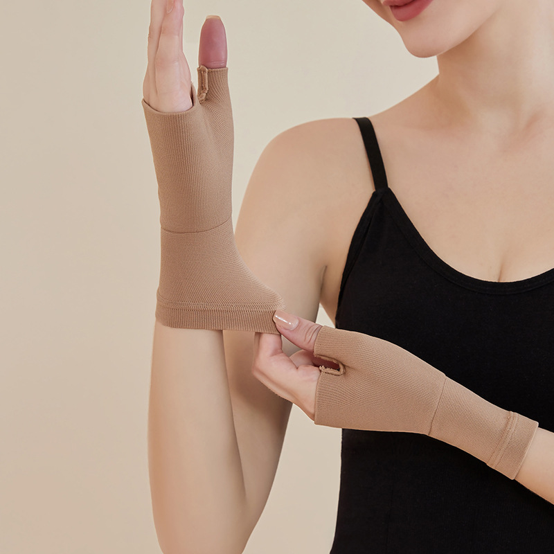 Cross-Border Amazon Health Care Thumb Wrist Protector Tendon Sheath Mother Hand Mouse Hand Men and Women Lengthened Medical Protective Glove