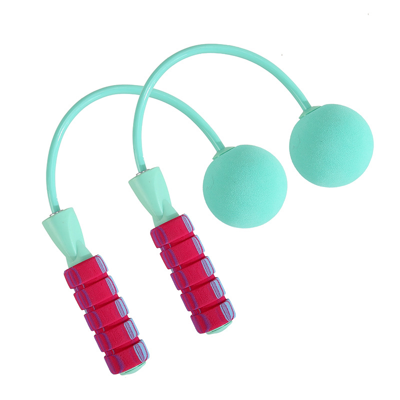 Weight-Bearing Bearing Jump Rope Adult Men&#039;s and Women&#039;s Fitness Rope Skipping Factory Indoor Mute Cordless Ball Douyin