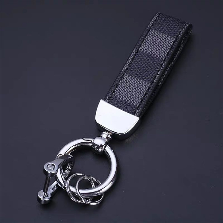 New Fashion Brand Flower Leather Keychain Waist Hanging Car Men's and Women's Metal Key Ring Circle Pendant New Fashion Brand Flower Leather Keychain Waist Hanging Car Men's and Women's Metal Key Ring Circle Pendant