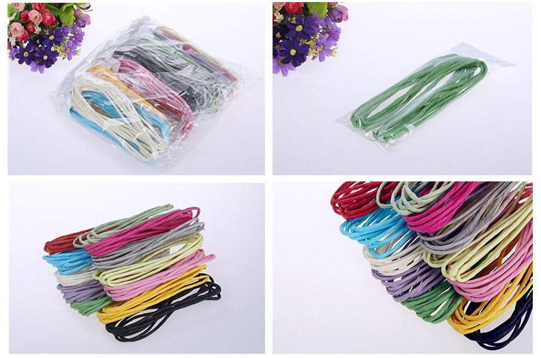 DIY Handmade Paper String Wrist Strap Flower Paper String 3 M DIY Hand-Woven Fabric Kindergarten Stickers DIY Handmade Paper String Wrist Strap Flower Paper String 3 M DIY Hand-Woven Fabric Kindergarten Stickers