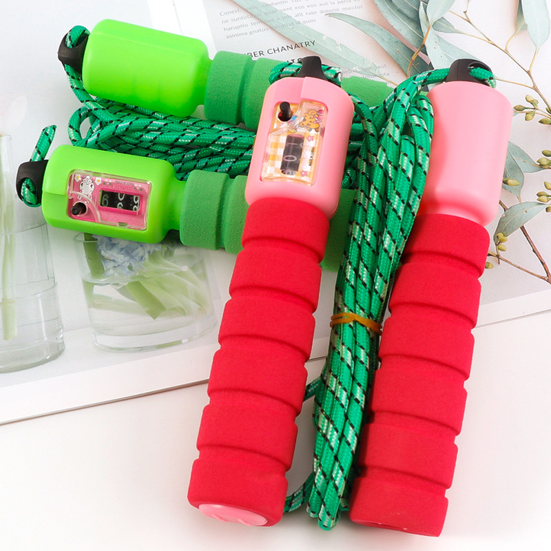 Rope Skipping Adult and Children Kindergarten Primary School Students Can Adjust the Physical Education Examination for Beginners Boys and Girls Skipping Rope with Counter