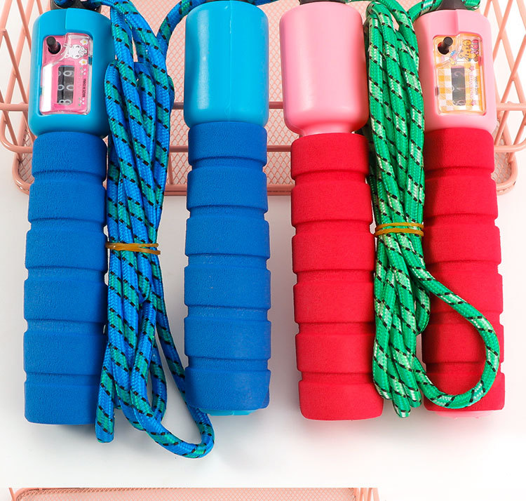 Rope Skipping Adult and Children Kindergarten Primary School Students Can Adjust the Physical Education Examination for Beginners Boys and Girls Skipping Rope with Counter Rope Skipping Adult and Children Kindergarten Primary School Students Can Adjust the Physical Education Examination for Beginners Boys and Girls Skipping Rope with Counter