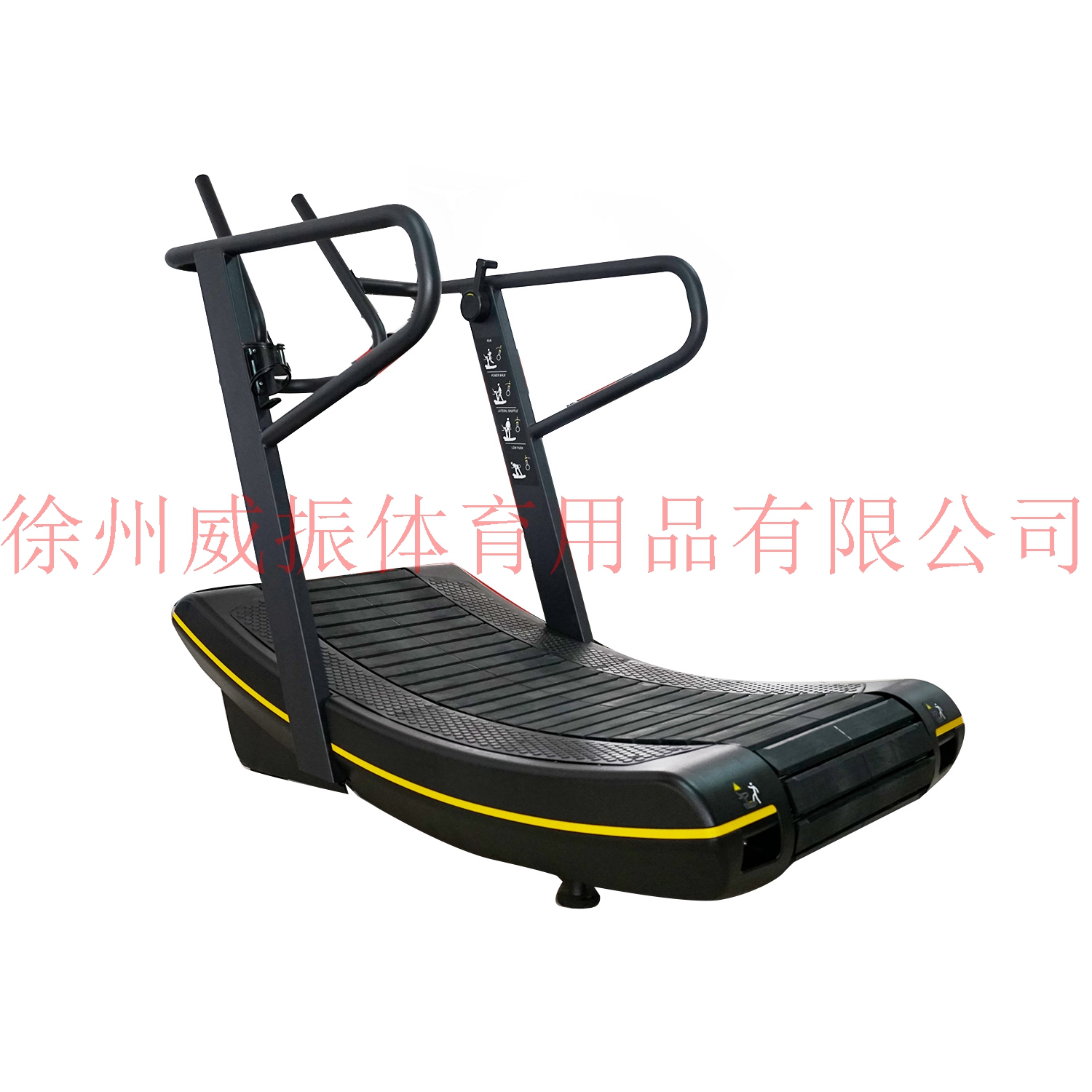 Gym dedicated non - powered treadmill