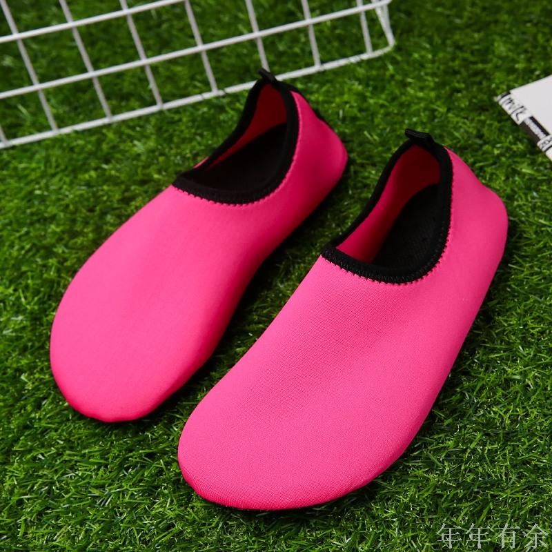 Beach dive shoes for men and women barefoot treadmill Beach patch-soft shoes non-slip socks kids Wade or swim shoes