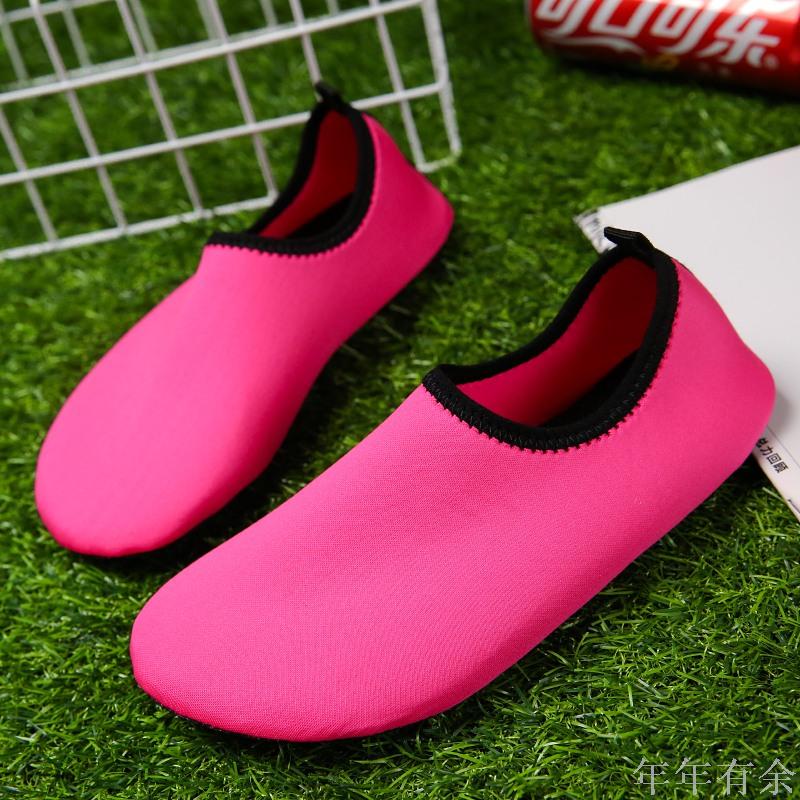 Beach dive shoes for men and women barefoot treadmill Beach patch-soft shoes non-slip socks kids Wade or swim shoes