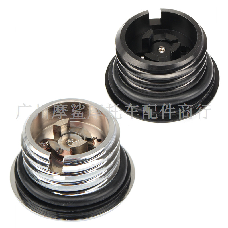 Harley Fuel Tank Cap Modified Push-Type Fuel Tank Cap Harley Motorcycle CNC Hidden Fuel Tank Pop-up Gas Cap