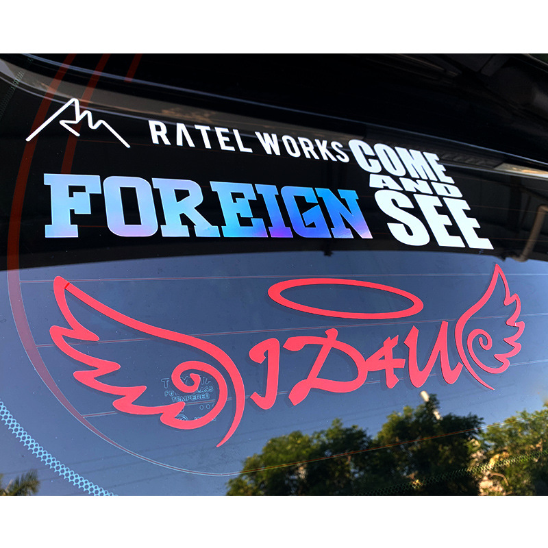 Customized Cool Car Stickers Car Body Car Door Advertising Rear Window Automobile Sticker Manufacturer Car Stickers Customization