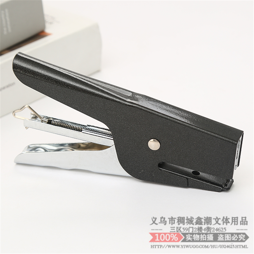 Stapler Hand-Held Stapler Student Large Heavy Thickening Household Book Stapler Office Supplies Nail Materials