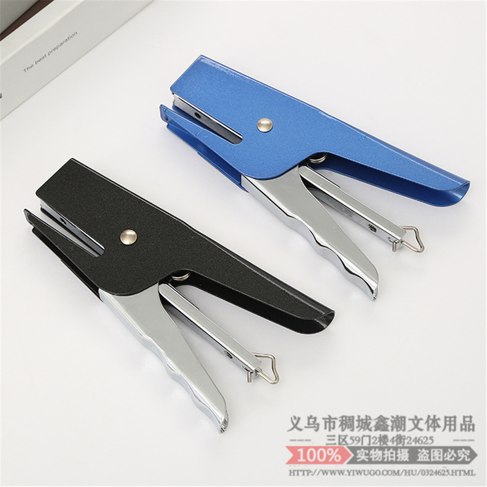 Stapler Hand-Held Stapler Student Large Heavy Thickening Household Book Stapler Office Supplies Nail Materials