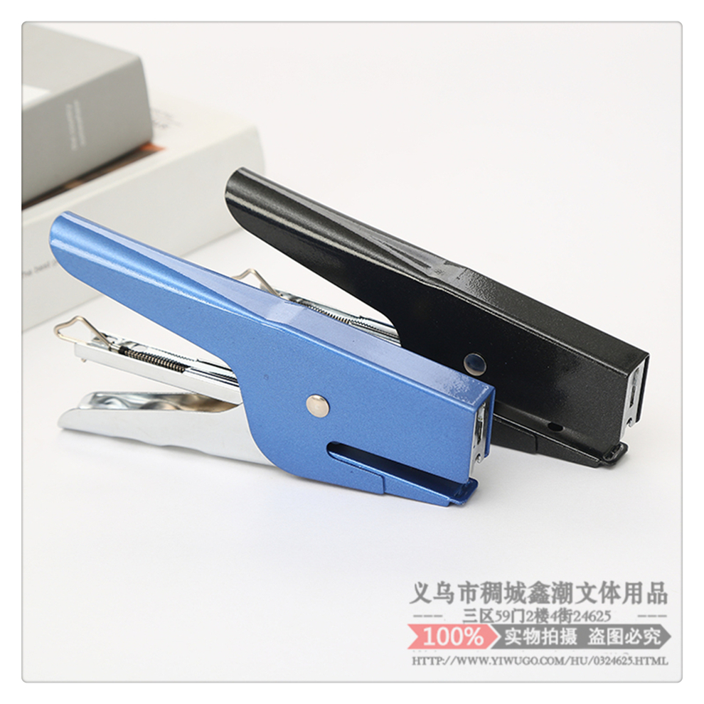 Stapler Hand-Held Stapler Student Large Heavy Thickening Household Book Stapler Office Supplies Nail Materials