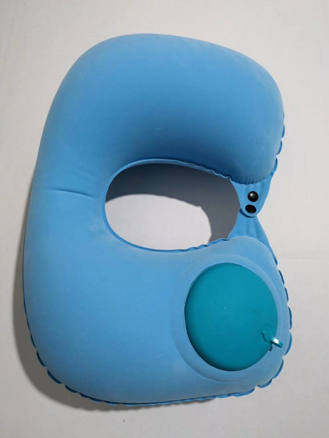 Push down u-shaped inflatable pillow blow up pillow Push down u-shaped inflatable pillow blow up pillow