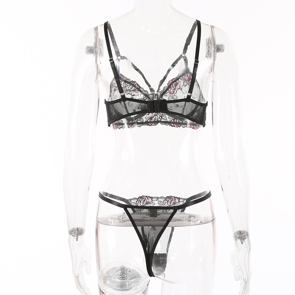 Shantou Dongzhoutai Knitted European and American Style Lace Embroidered Hollow-out Sexy Belt Steel Ring Push up Underwear 14484 Shantou Dongzhoutai Knitted European and American Style Lace Embroidered Hollow-out Sexy Belt Steel Ring Push up Underwear 14484