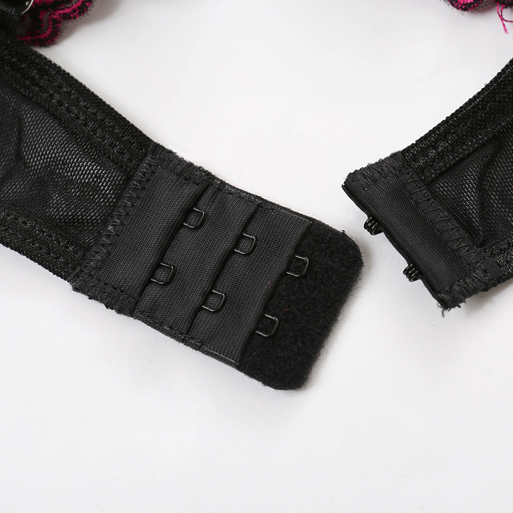 Shantou Dongzhoutai Knitted European and American Style Lace Embroidered Hollow-out Sexy Belt Steel Ring Push up Underwear 14484 Shantou Dongzhoutai Knitted European and American Style Lace Embroidered Hollow-out Sexy Belt Steel Ring Push up Underwear 14484