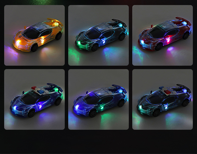 Children's Cool Universal Car Toy Lighting Music Sports Car Simulation Police Car Model Toy Supply Wholesale Children's Cool Universal Car Toy Lighting Music Sports Car Simulation Police Car Model Toy Supply Wholesale