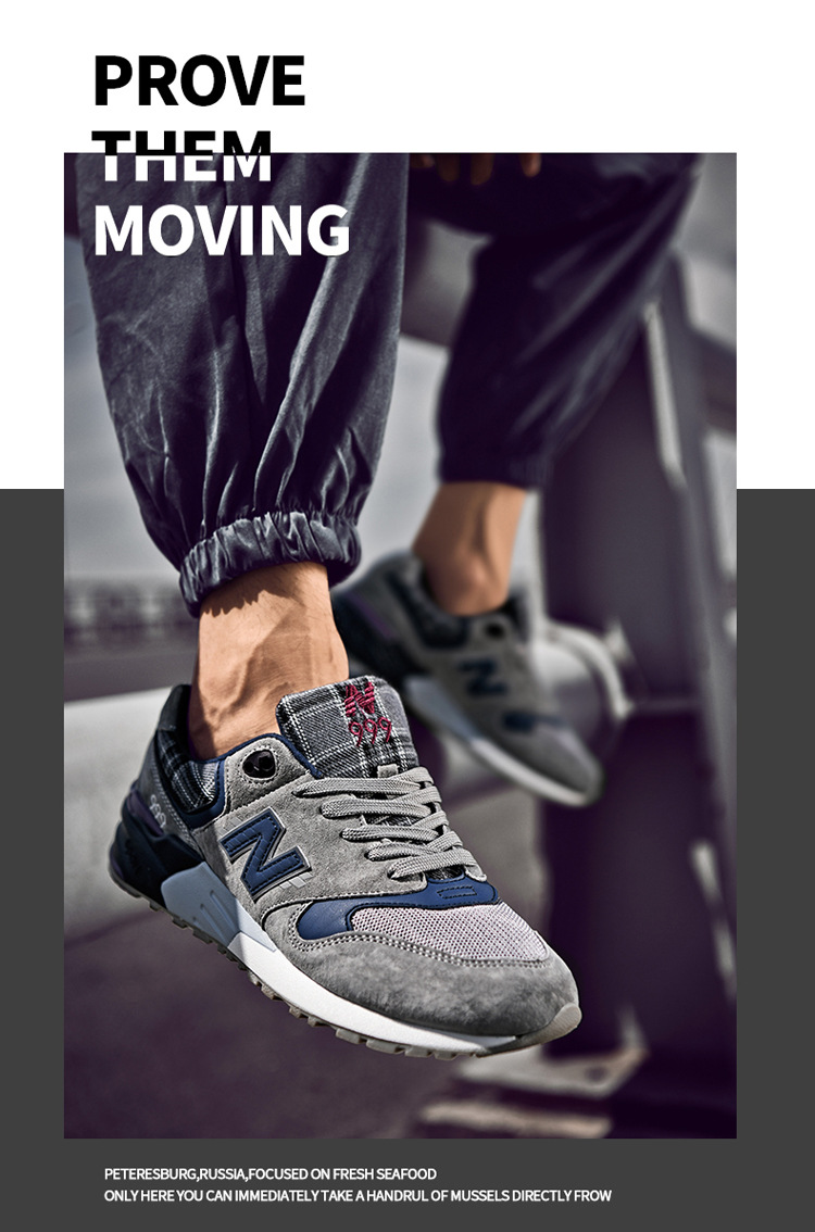 Spring and Autumn New Bailun Cool Running Men's Retro Casual NB Sneakers Retro Running Shoes Women's New Balance Winter