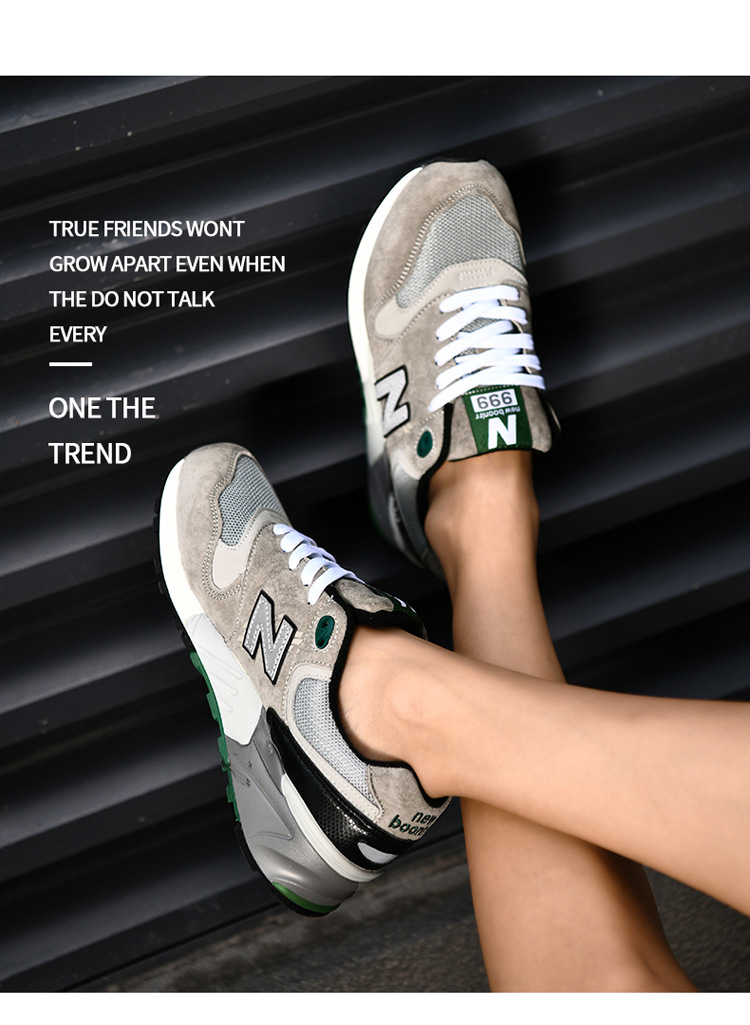 Spring and Autumn New Bailun Cool Running Men's Retro Casual NB Sneakers Retro Running Shoes Women's New Balance Winter