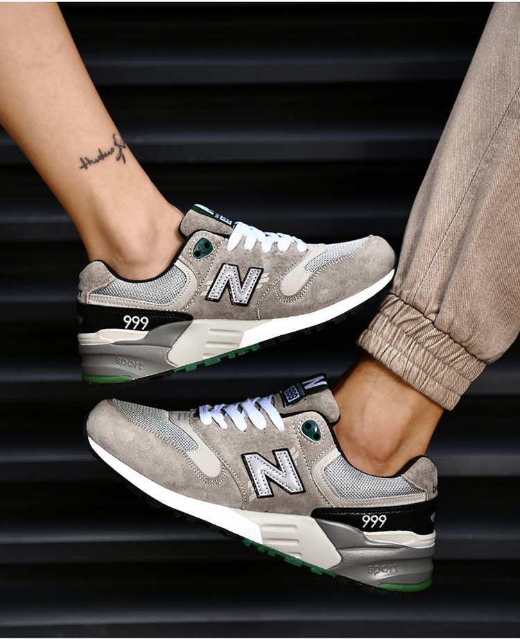 Spring and Autumn New Bailun Cool Running Men's Retro Casual NB Sneakers Retro Running Shoes Women's New Balance Winter