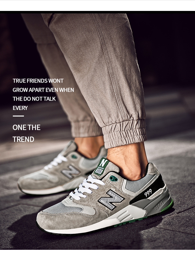 Spring and Autumn New Bailun Cool Running Men's Retro Casual NB Sneakers Retro Running Shoes Women's New Balance Winter