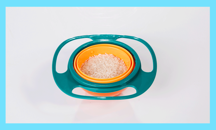 360 Degree rolating balance Bowl top FLYING saucer baby Bowl 360 Degree rolating balance Bowl top FLYING saucer baby Bowl