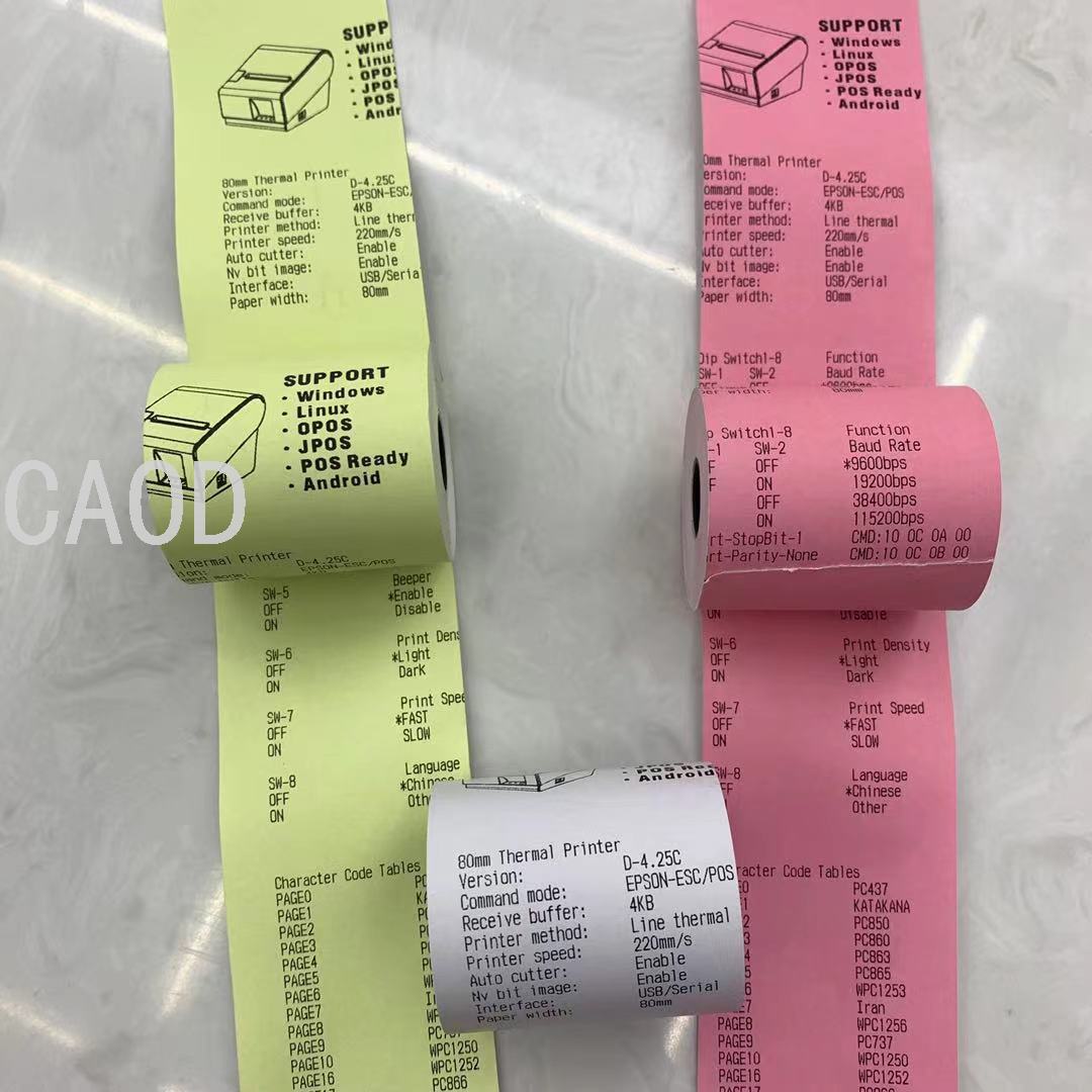 Thermosensitive Paper 57 X40mm Thermal Paper Roll POS Machine Printing Paper Photographic Paper Copy Paper Label Coated Paper Thermosensitive Paper 57 X40mm Thermal Paper Roll POS Machine Printing Paper Photographic Paper Copy Paper Label Coated Paper