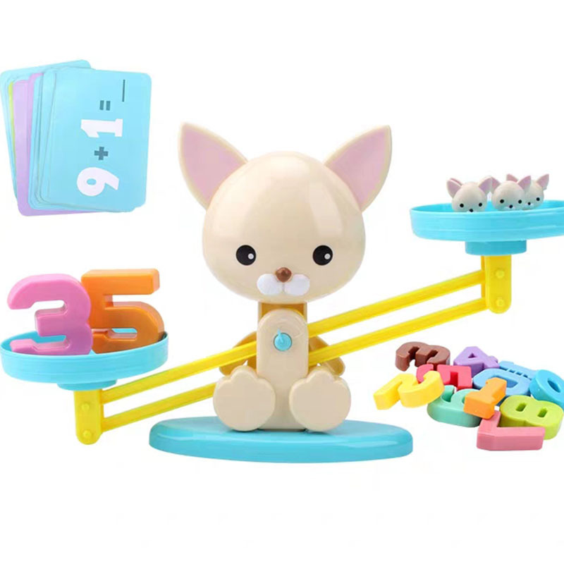 Early Education Balance Frog Digital Enlightenment Addition and Subtraction Balance Monkey Toy One Piece Dropshipping