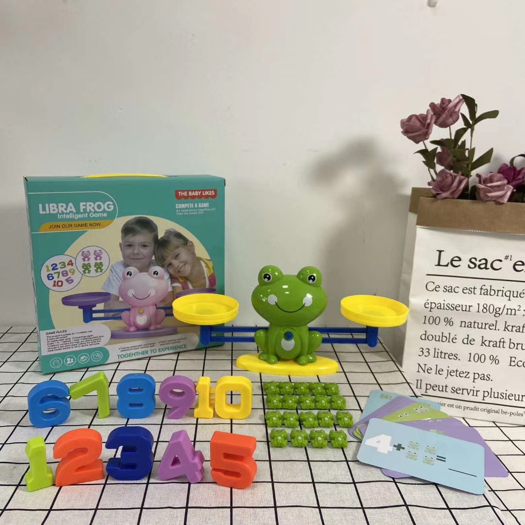 Early Education Balance Frog Digital Enlightenment Addition and Subtraction Balance Monkey Toy One Piece Dropshipping Early Education Balance Frog Digital Enlightenment Addition and Subtraction Balance Monkey Toy One Piece Dropshipping