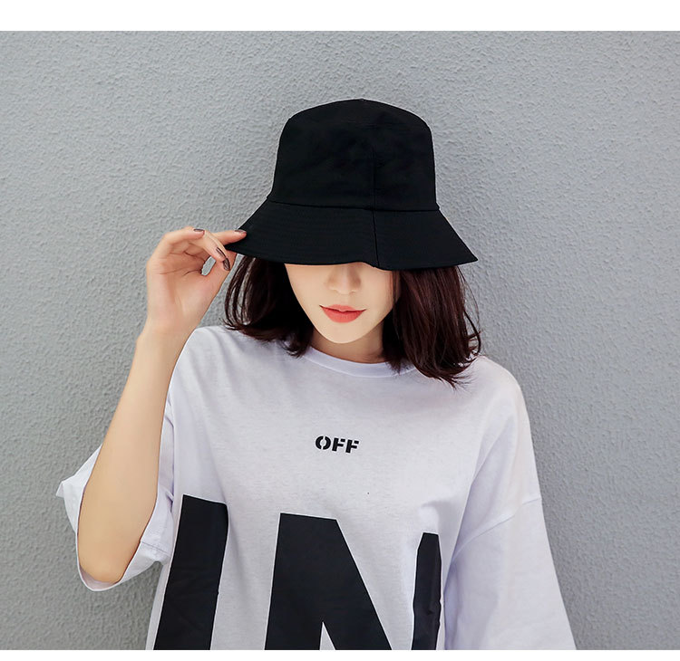 Solid Color Fisherman Hat Women's Korean-Style All-Matching Fashion Brand Hip Hop Bucket Hat Spring and Summer Balance Top Fashion Sun Protection Sun Hat Men Solid Color Fisherman Hat Women's Korean-Style All-Matching Fashion Brand Hip Hop Bucket Hat Spring and Summer Balance Top Fashion Sun Protection Sun Hat Men