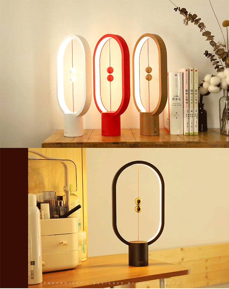Hengpro Balance Light Magnetic Suspension Lights Red Table Lamp Creative Small Night Lamp Bedroom Bedside Lamp Gift Hengpro Balance Light Magnetic Suspension Lights Red Table Lamp Creative Small Night Lamp Bedroom Bedside Lamp Gift