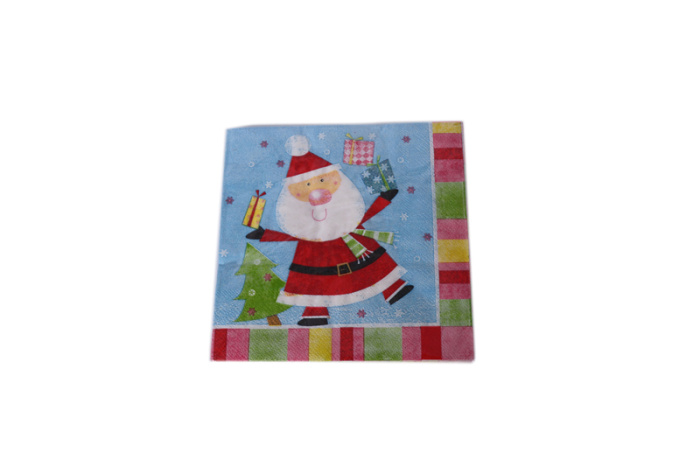 Colorful printing paper napkin Christmas tissue pocket tissue Western food use art tissue Colorful printing paper napkin Christmas tissue pocket tissue Western food use art tissue