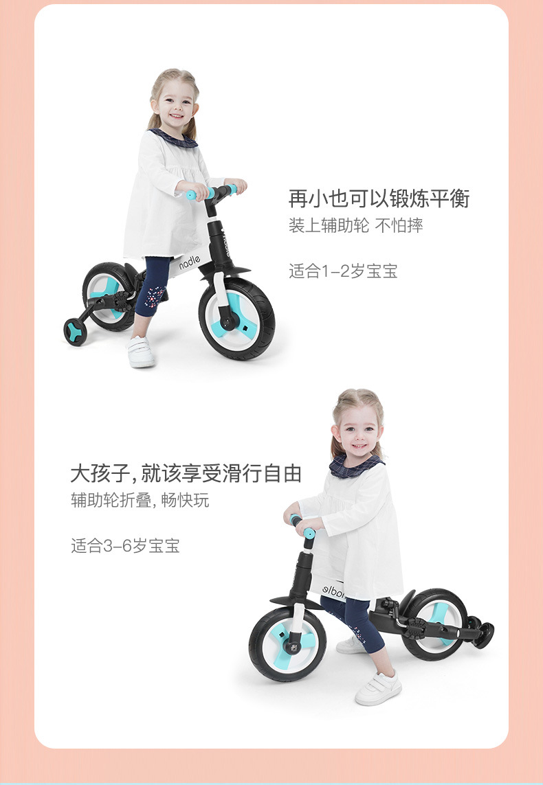 Natto Baby Carriage Balance Car Bicycle Five-in-One Baby Age Scooter Scooter Baby Tricycle Natto Baby Carriage Balance Car Bicycle Five-in-One Baby Age Scooter Scooter Baby Tricycle