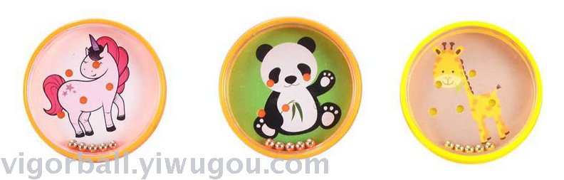 Plastic beading toys children&#039;s palm maze toys round balance ball bearings early education patience puzzle game