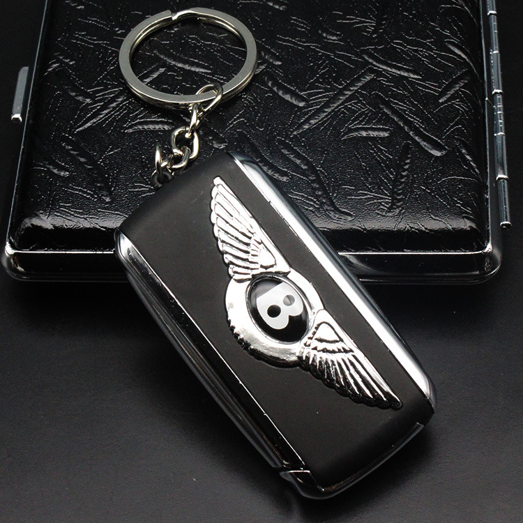 Creative Bentley Car Key Pendant Windproof Rechargeable Inflatable Metal Lighter Personality Fashion Cool Gift Generation Creative Bentley Car Key Pendant Windproof Rechargeable Inflatable Metal Lighter Personality Fashion Cool Gift Generation