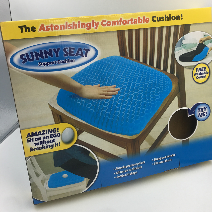 Summer Gel Honeycomb Cushion Egg Cushion Car and Office Seat Cushion Cool Breathable Ice Pad Sitter Cross-Border Summer Gel Honeycomb Cushion Egg Cushion Car and Office Seat Cushion Cool Breathable Ice Pad Sitter Cross-Border