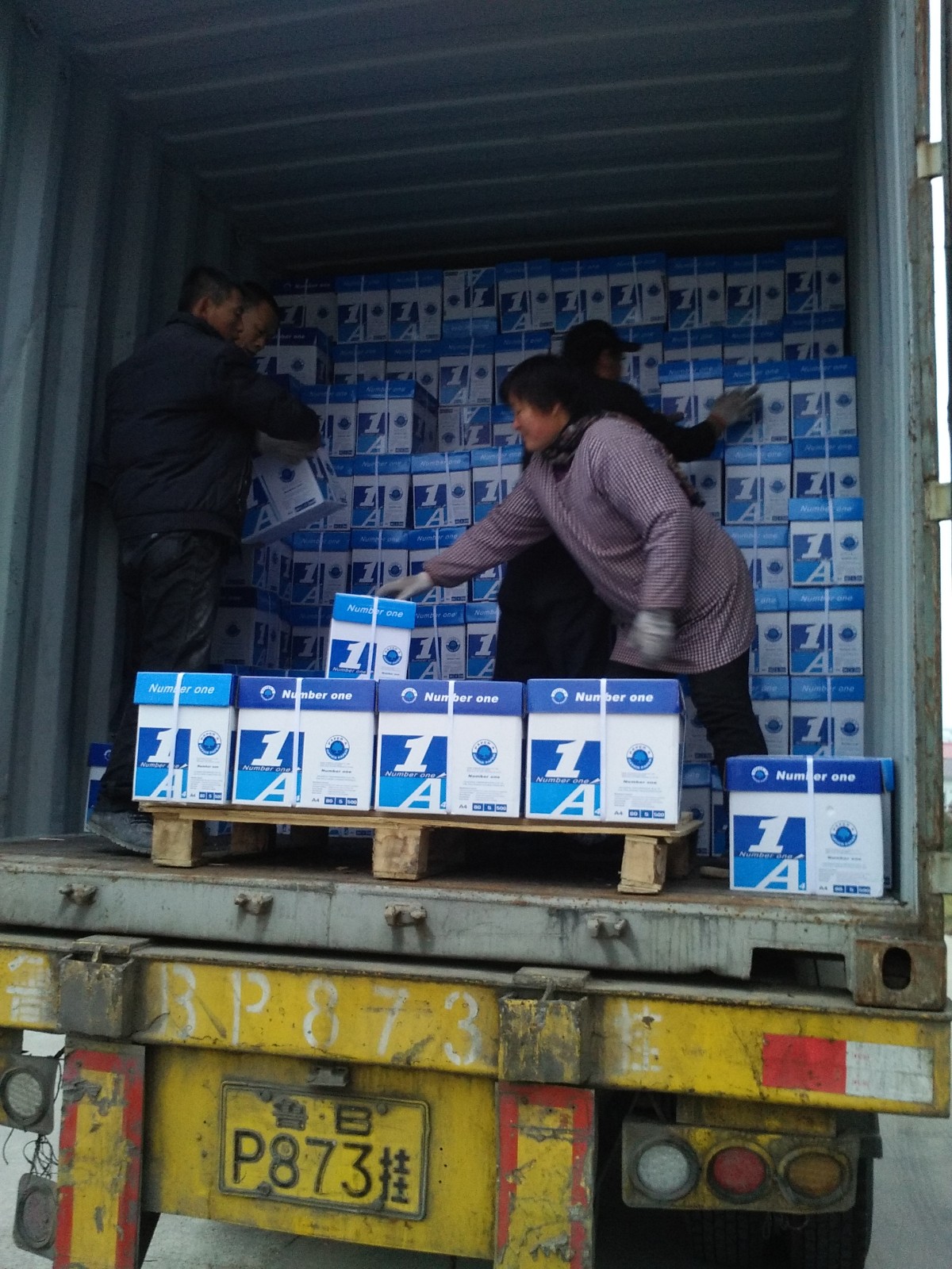 Factory Specializing in the Production of Full Wood Pulp Copy Paper Printing Paper Office Paper Exclusive Export Volume Large Congyou