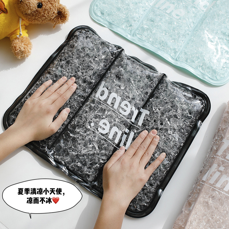 Ice Pad Student Summer Cushion Cool Pad Cooling Pad Car Gel Cushion Cooling Cushion Transparent Ice Crystal Ice Pad