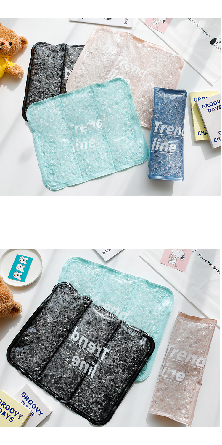 Ice Pad Student Summer Cushion Cool Pad Cooling Pad Car Gel Cushion Cooling Cushion Transparent Ice Crystal Ice Pad