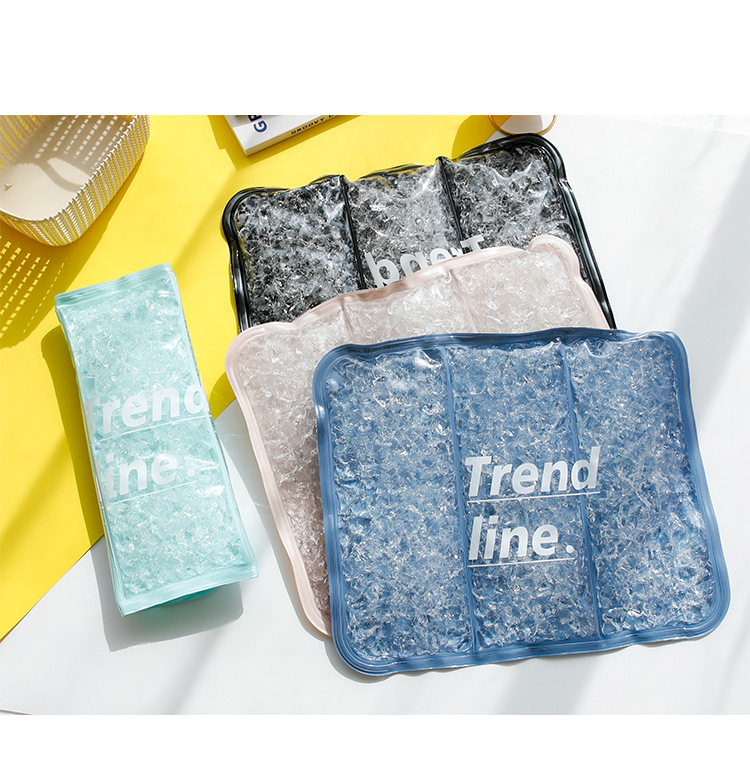 Ice Pad Student Summer Cushion Cool Pad Cooling Pad Car Gel Cushion Cooling Cushion Transparent Ice Crystal Ice Pad