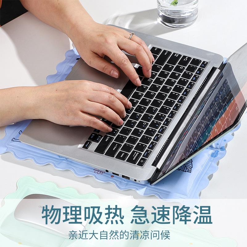New Multi-Functional Ice Cushions Seat Cushions Ice Crystal Cushion Summer Cooling Gadget Car Cool Cushion Cartoon Seat Cushion Customization