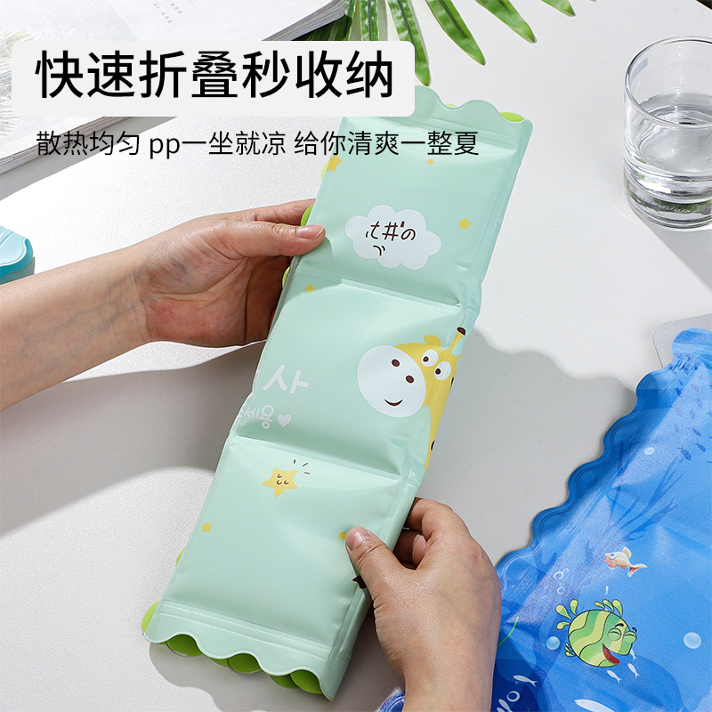 New Multi-Functional Ice Cushions Seat Cushions Ice Crystal Cushion Summer Cooling Gadget Car Cool Cushion Cartoon Seat Cushion Customization