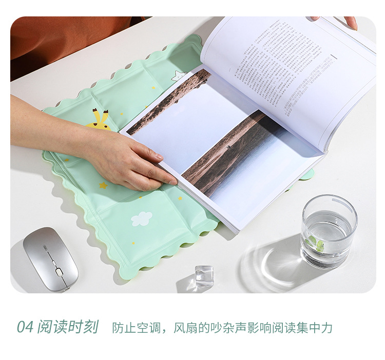 New Multi-Functional Ice Cushions Seat Cushions Ice Crystal Cushion Summer Cooling Gadget Car Cool Cushion Cartoon Seat Cushion Customization