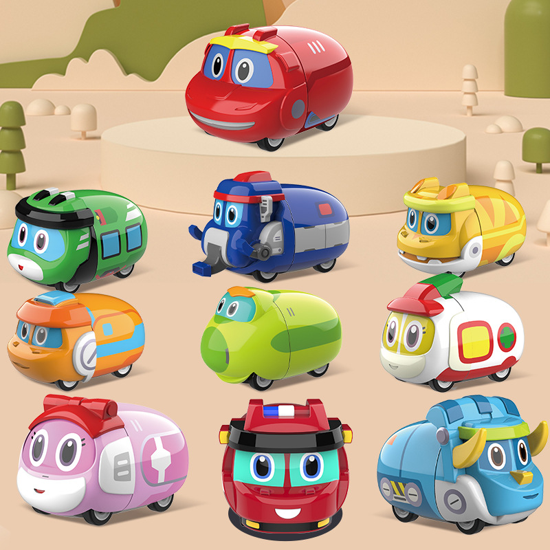 Bkk1212 Set Help Dragon Gold Car 10-Piece Set Cool Cute Car Model Boy Toy