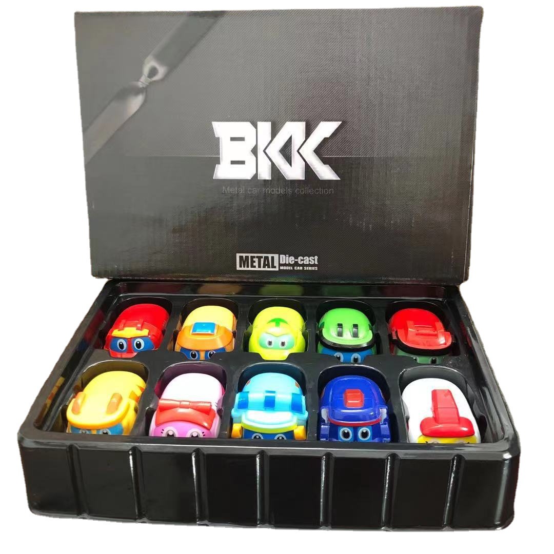 Bkk1212 Set Help Dragon Gold Car 10-Piece Set Cool Cute Car Model Boy Toy