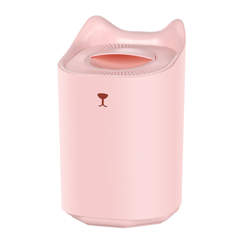 New Cross-Border Cool Cat Humidifier USB Car Desktop Portable Fragrance Air Purifier Colorful Night Lamp