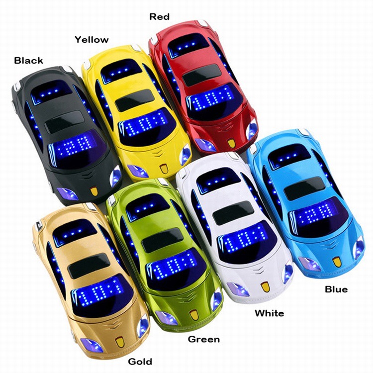 Car Phonef15 with Code Car Children&#039;s Cartoon Cool Horse Race Lamp Flip Mobile Phone for Students